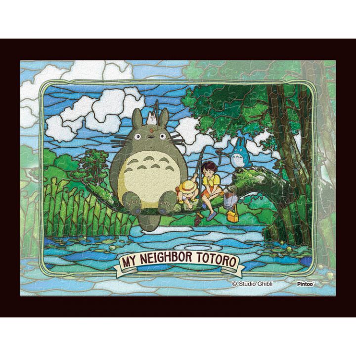 Totoro stained glass