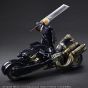 SQUARE ENIX - Final Fantasy VII Advent Children Play Arts Kai - Figures of Cloud Strife and Fenrir