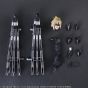 SQUARE ENIX - Final Fantasy VII Advent Children Play Arts Kai - Figurines de Cloud Strife et Fenrir