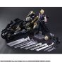 SQUARE ENIX - Final Fantasy VII Advent Children Play Arts Kai - Figures of Cloud Strife and Fenrir