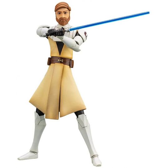 KOTOBUKIYA ARTFX - Star Wars : The Clone Wars - Obi Wan Kenobi Figure