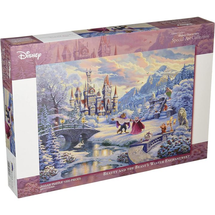 TENYO - DISNEY La Belle et la Bête Winter Enchantment  - Jigsaw Puzzle 1000 pièces D-1000-072