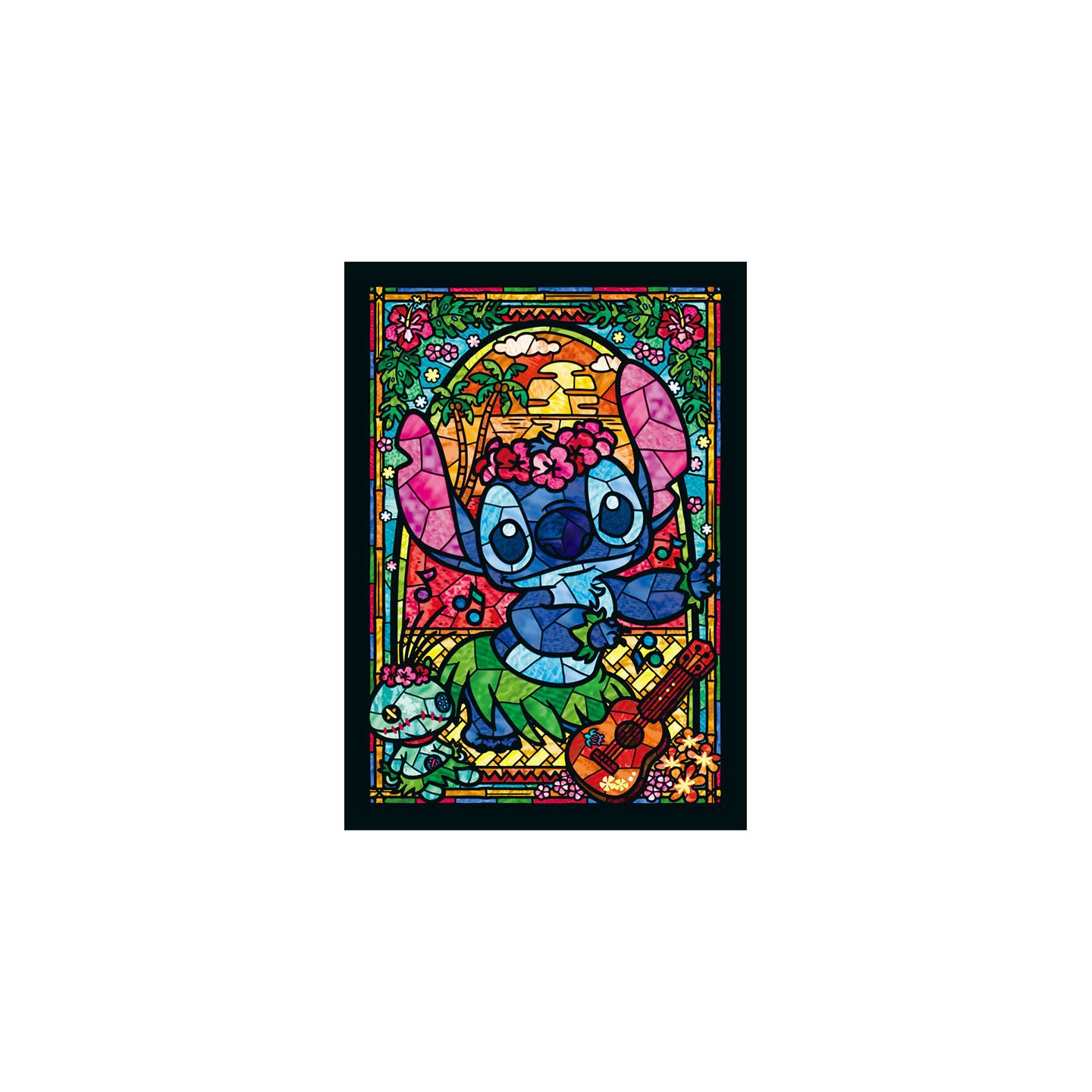 TENYO - DISNEY Lilo & Stitch: Stitch - 266 Piece Stained Glass Jigsaw Puzzle  DSG-266-758