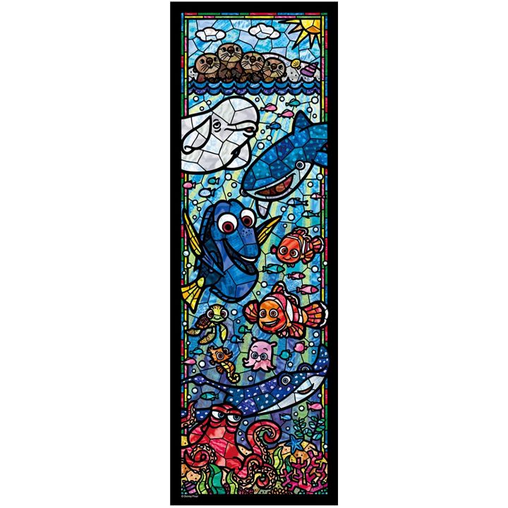 TENYO - DISNEY Le Monde de Dory - Jigsaw Puzzle Vitrail 456 pièces DSG-456-731