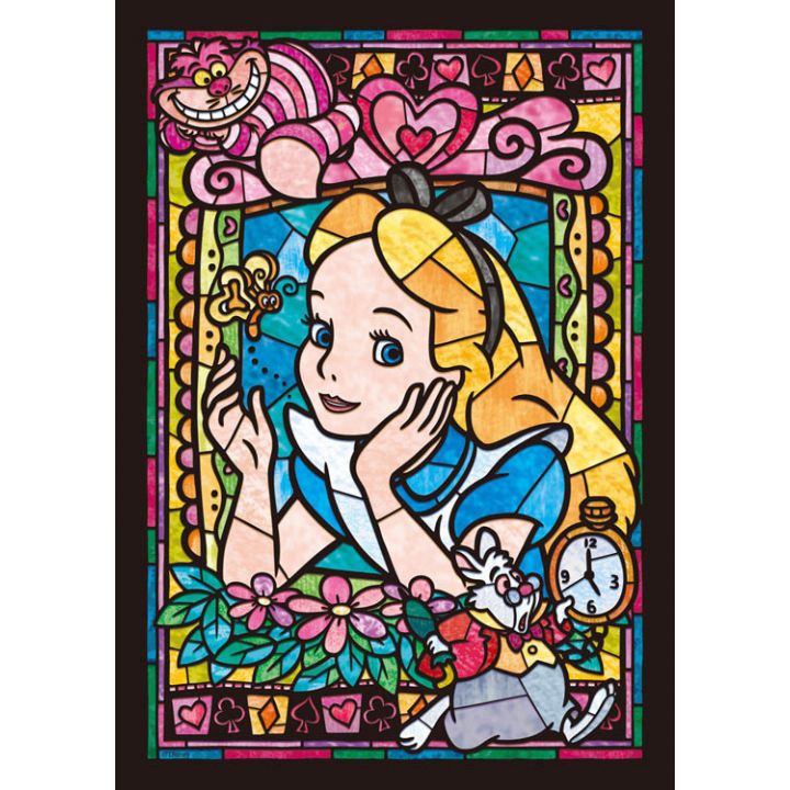 TENYO - DISNEY Alice au Pays des Merveilles - Jigsaw Puzzle Vitrail 266 pièces DSG-266-750