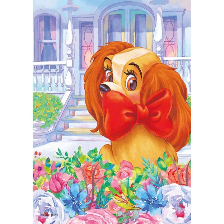 TENYO - DISNEY Lady and the Tramp - 266 Piece Jigsaw Puzzle DPG-266-580
