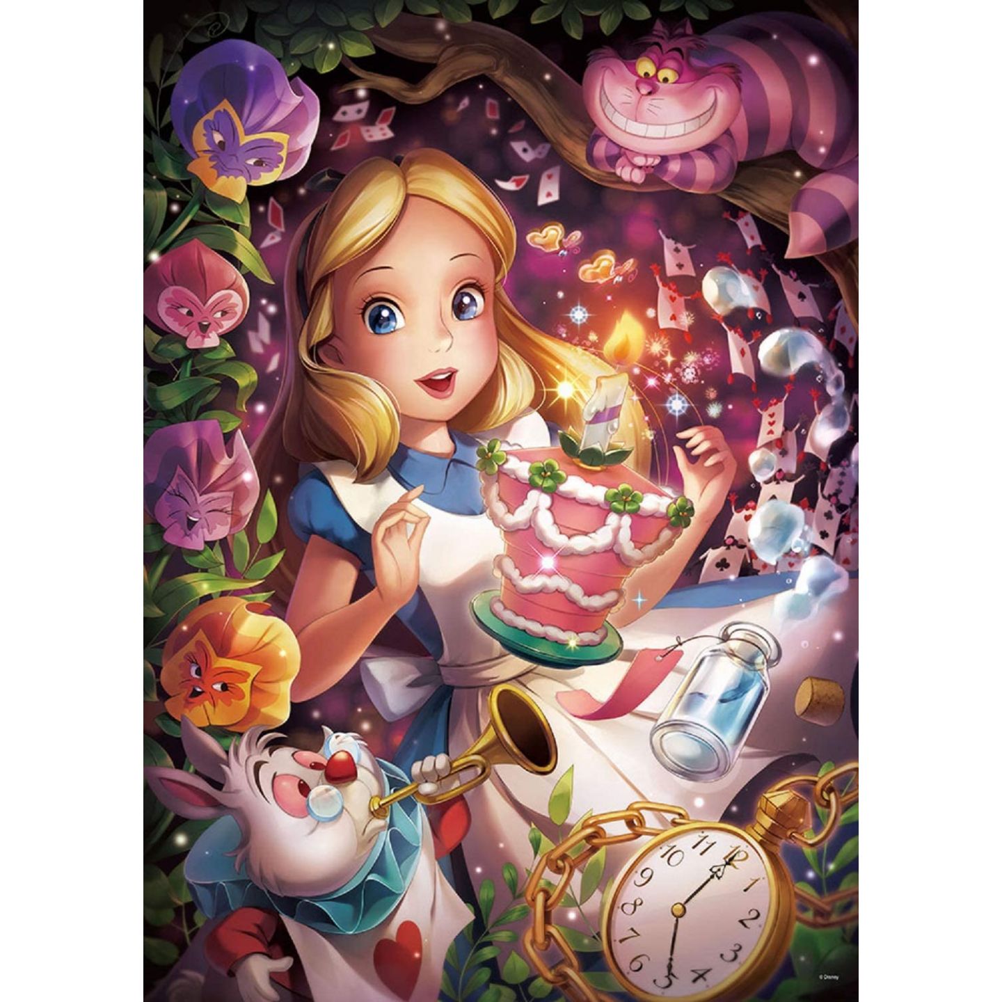 Acheter Puzzle Silhouette - Alice au Pays des Merveilles - Ludifolie