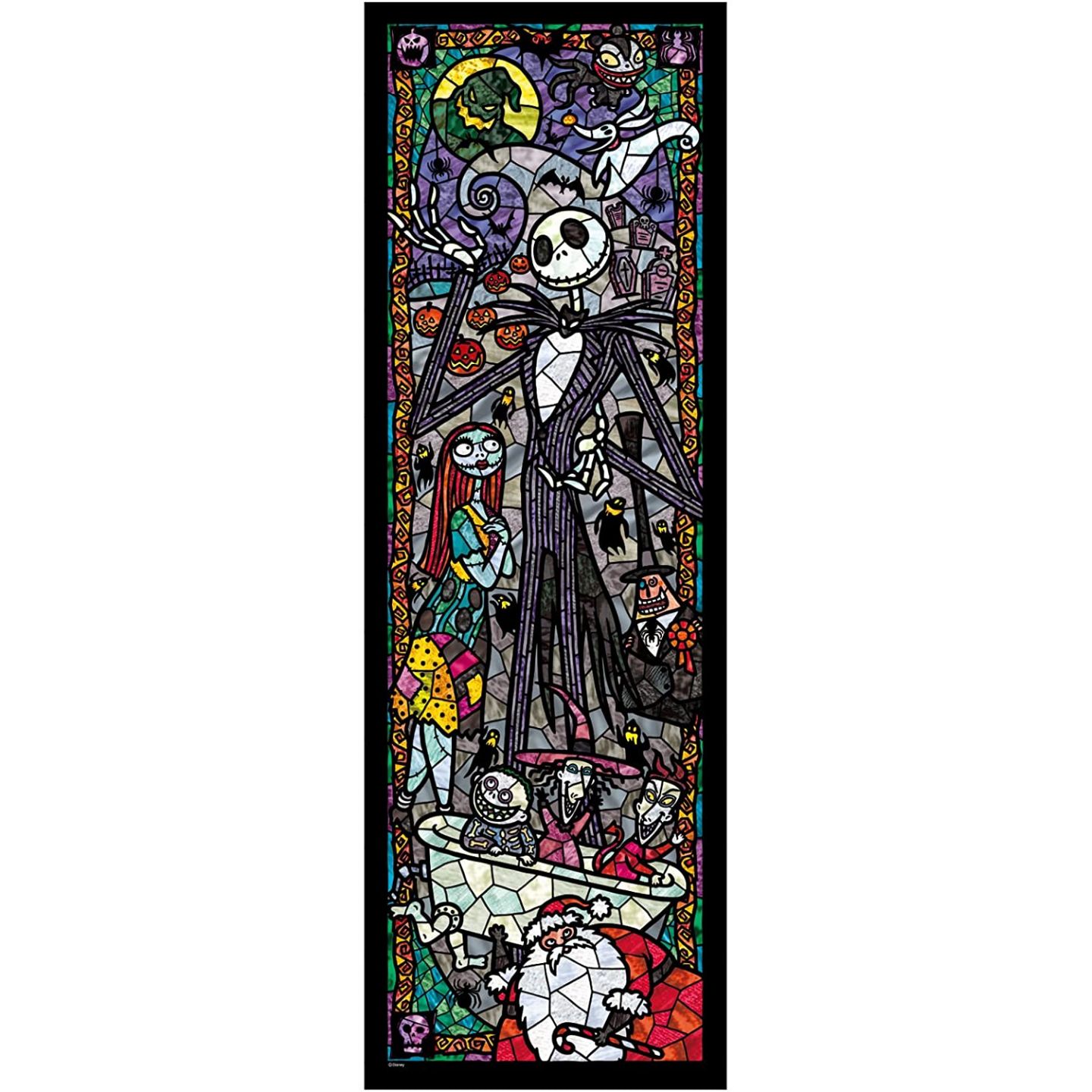 TENYO - DISNEY The Nightmare Before Christmas - 456 Piece Stained Glass  Jigsaw Puzzle DSG-456-723