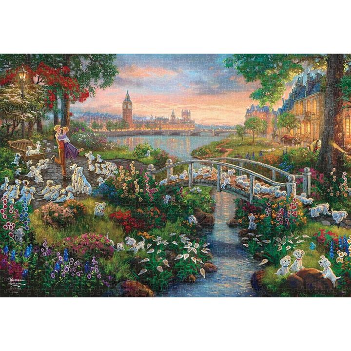 TENYO - DISNEY One Hundred and One Dalmatians - 1000 Piece Jigsaw Puzzle D-1000-080