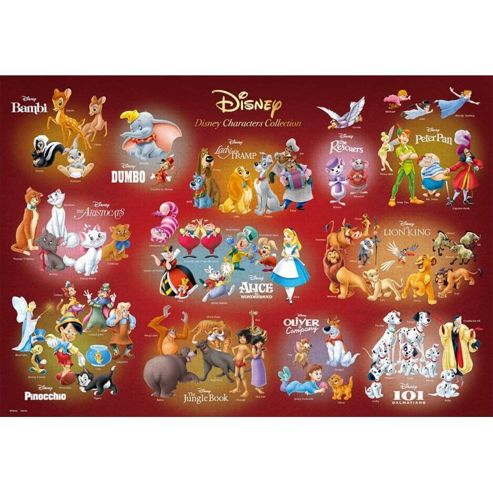TENYO - DISNEY Characters Collection - 1000 Piece Jigsaw Puzzle D-1000-066