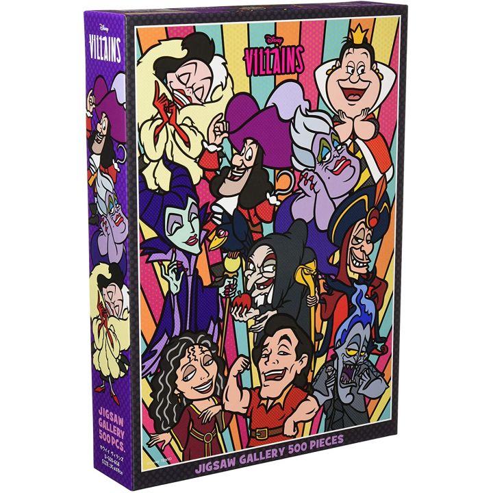 TENYO - DISNEY Villains - 500 Piece Jigsaw Puzzle DSG-500-658