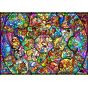TENYO - DISNEY All Stars - 266 Piece Stained Glass Jigsaw Puzzle DPG-266-563