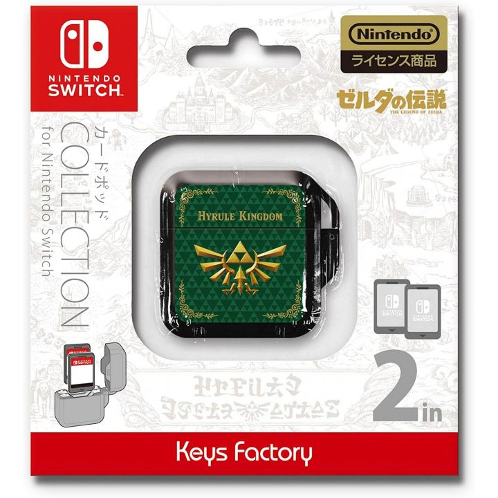 KEYS FACTORY - Card Pod Collection The Legend of Zelda (Zelda no Densetsu) Type-A for Nintendo Switch