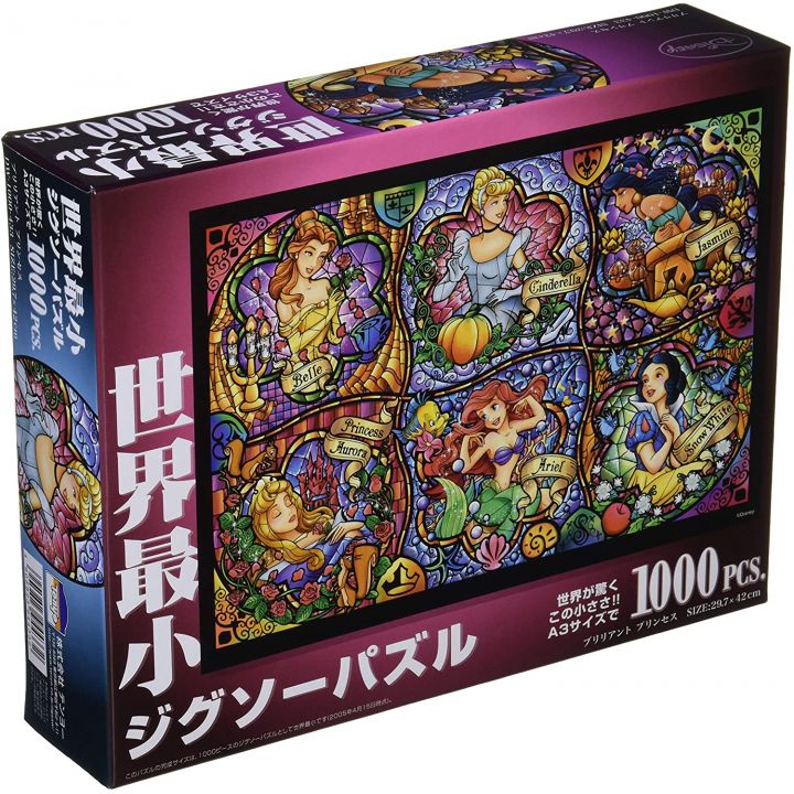 TENYO - DISNEY Princesses Brillantes - Jigsaw Puzzle Vitrail 1000 pièces DW-1000-433