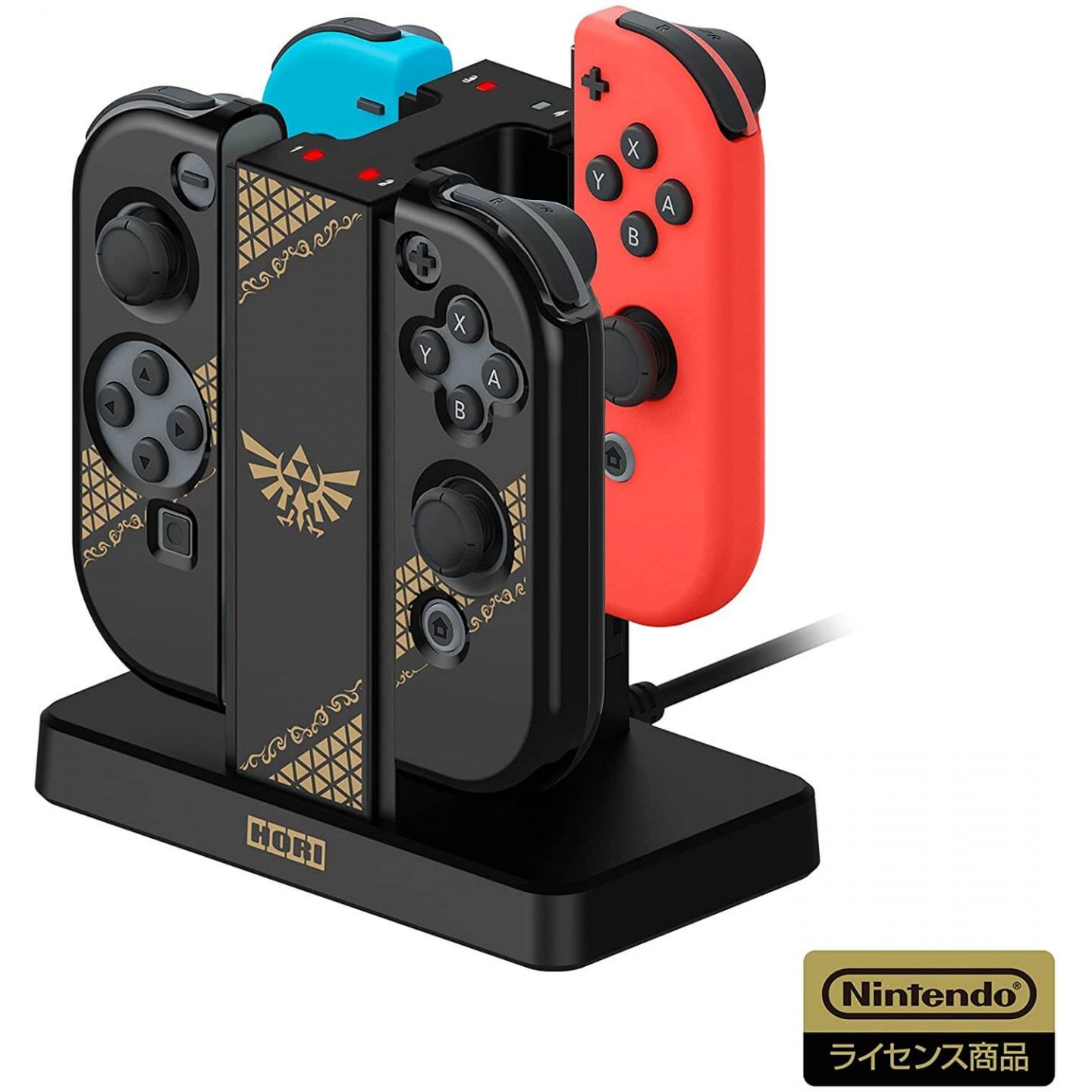 HORI - The Legend of Zelda (Zelda no Densetsu) Joy-Con Charging Stand & PC  Hard Cover