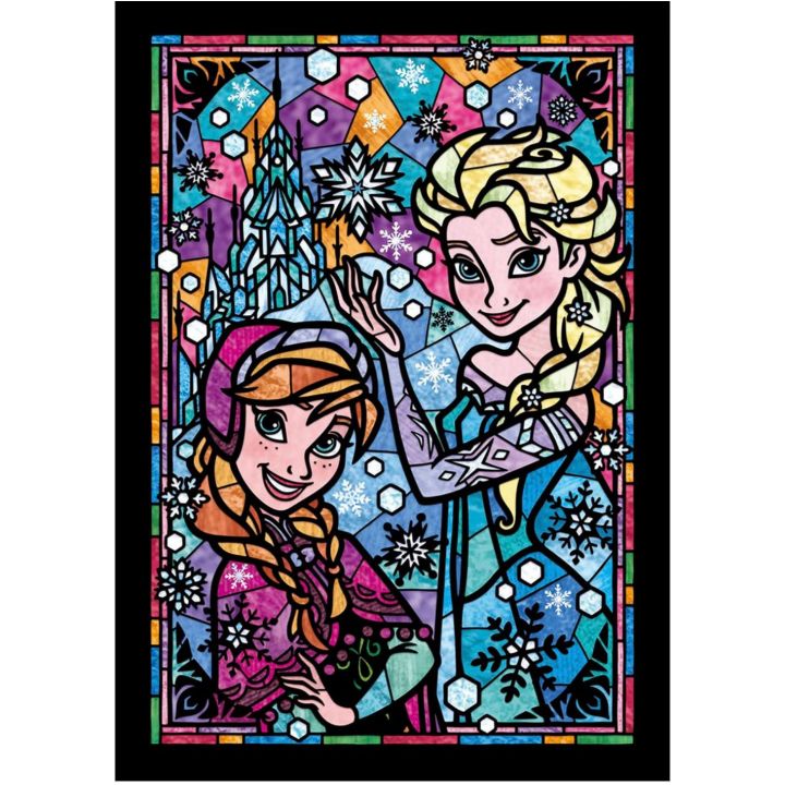 TENYO - DISNEY Frozen - 266 Piece Stained Glass Jigsaw Puzzle DSG-266-753