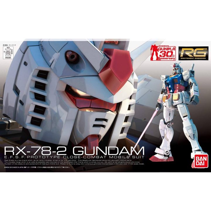 BANDAI Mobile Suite Gundam - Real Grade RG RX-78-2 Gundam Model Kit Figure