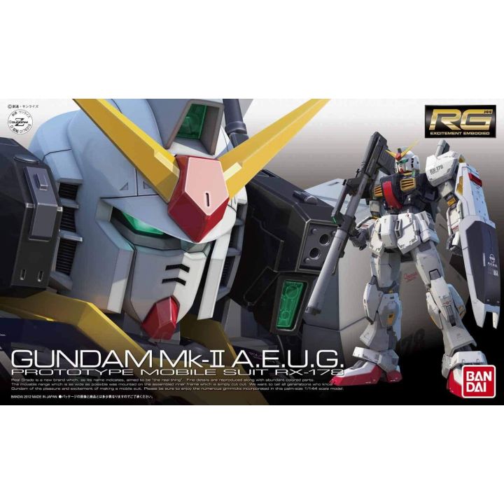 BANDAI Mobile Suite Z Gundam - Real Grade RG RX-178 Gundam Mk-II Eugo specification Model Kit Figure