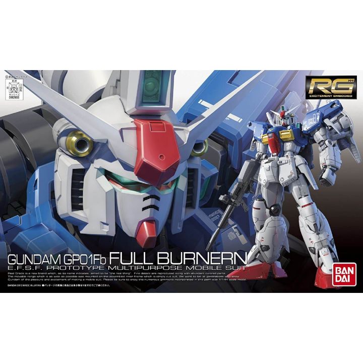 BANDAI Mobile Suite Gundam0083 - Real Grade RG RX-78GP01Fb Gundam Prototype Unit 1 FB Model Kit Figure