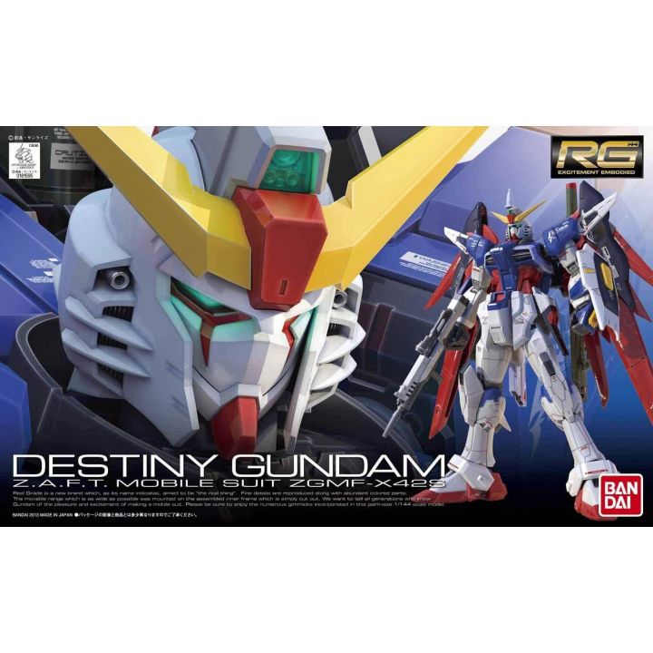 BANDAI Mobile Suite Gundam SEED DESTINY - Real Grade RG ZGMF-X42S Destiny Gundam Model Kit Figur