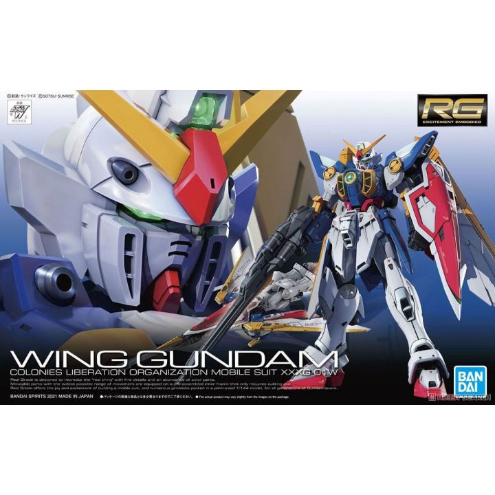 BANDAI Mobile Suit Gundam Wing - Real Grade RG Wing Gundam Model Kit Figure