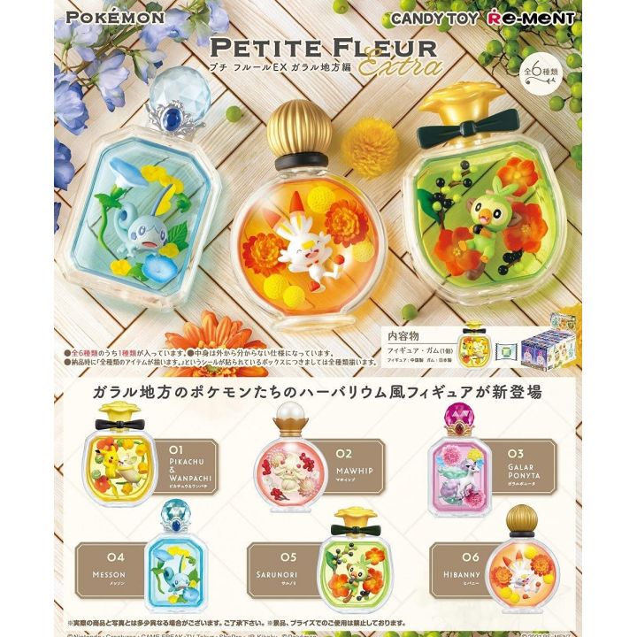 RE-MENT POKEMON - PETITE FLEUR EX Galar Region Ver. Collection BOX