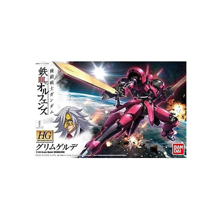 BANDAI Mobile Suit Gundam Iron-Blooded Orphans - High Grade Grimgerde Model Kit Figure