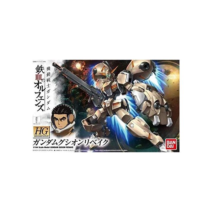 BANDAI Mobile Suit Gundam Iron-Blooded Orphans - High Grade Gundam Gusion Rebake Model Kit Figure