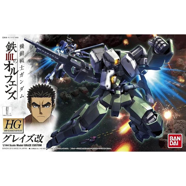 BANDAI Mobile Suit Gundam Iron-Blooded Orphans - High Grade Graze Kai Model Kit Figure