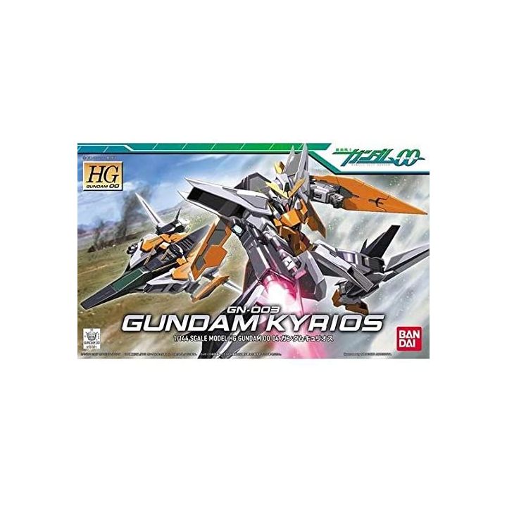 BANDAI Mobile Suit Gundam OO - High Grade Gundam Kyrios Model Kit Figure