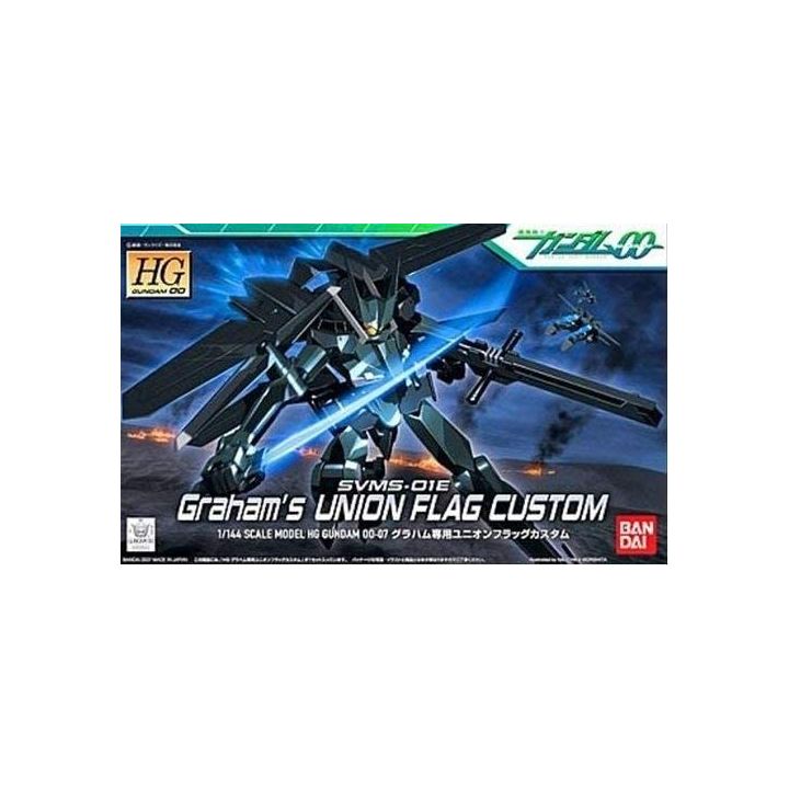 BANDAI Mobile Suit Gundam OO - High Grade Union Flag Custom for Graham Model Kit Figure