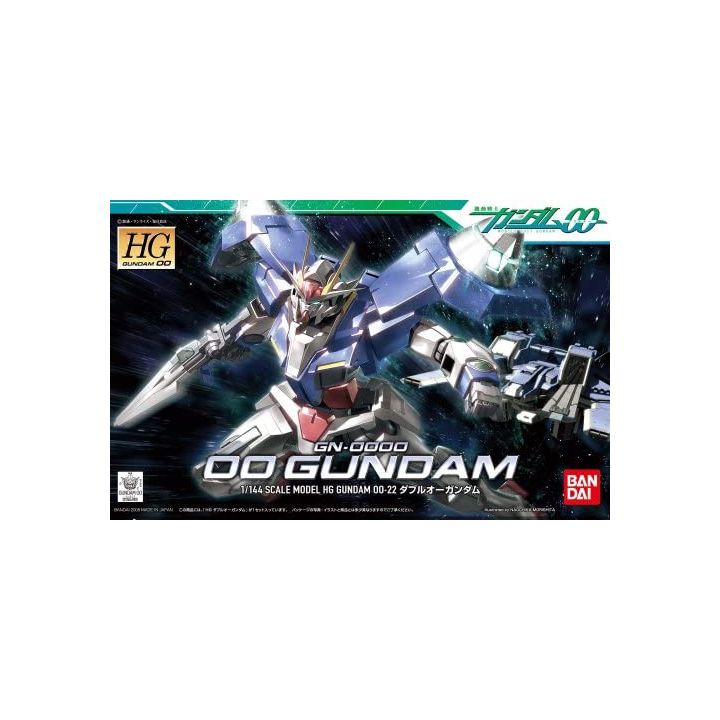 BANDAI Mobile Suit Gundam 00 - High Grade 00 Gundam Model Kit Figure