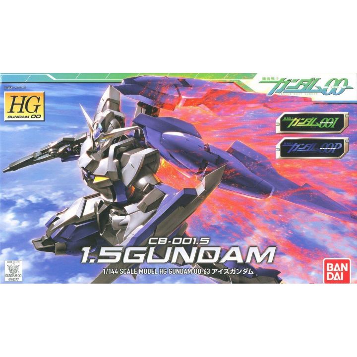 BANDAI Mobile Suit Gundam 00 - High Grade CB-001.5 1.5Gundam Model Kit Figure