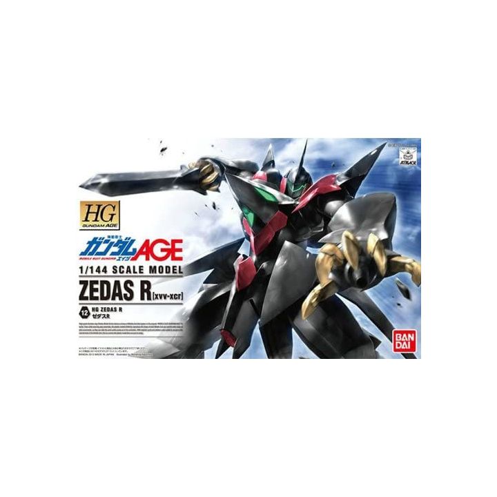 BANDAI Mobile Suit Gundam AGE - High Grade Zedas R Model Kit Figure