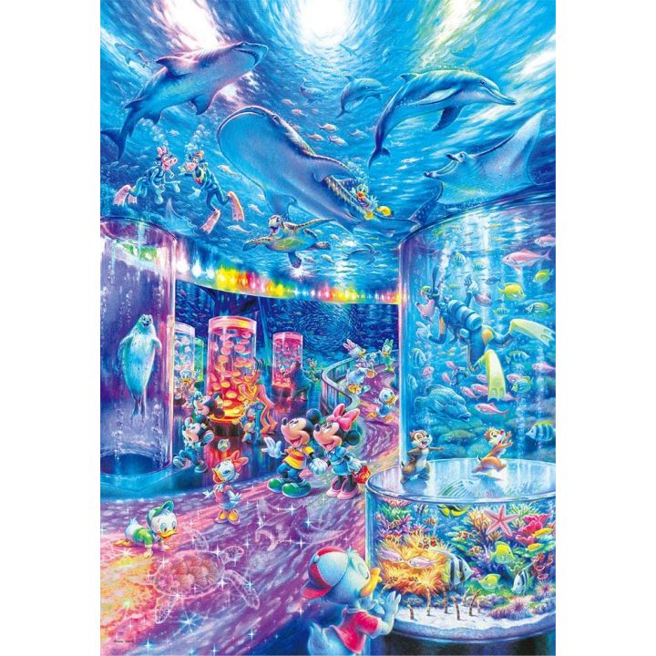 TENYO - DISNEY Night Aquarium - 1000 Piece Jigsaw Puzzle D-1000-029