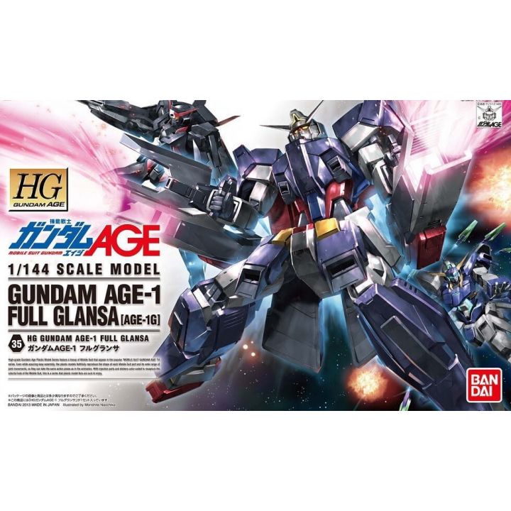 BANDAI Mobile Suit Gundam AGE - High Grade Gundam AGE-1 Full Gransa Model Kit Figure