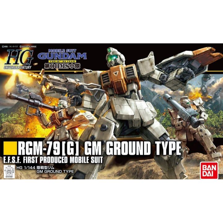 BANDAI MOBILE SUIT GUNDAM The 08th MS Team - High Grade GM Ground Type Model Kit Figur
