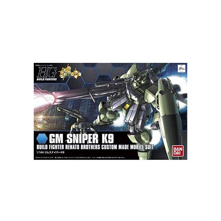 BANDAI Gundam Build Fighters - High Grade GM Sniper K9 Model Kit Figure