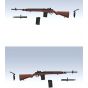 TOMYTEC Little Armory LADF12 Dolls Front Line M14 Type Plastic Model Kit