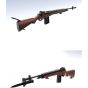 TOMYTEC Little Armory LADF12 Dolls Front Line M14 Type Plastic Model Kit