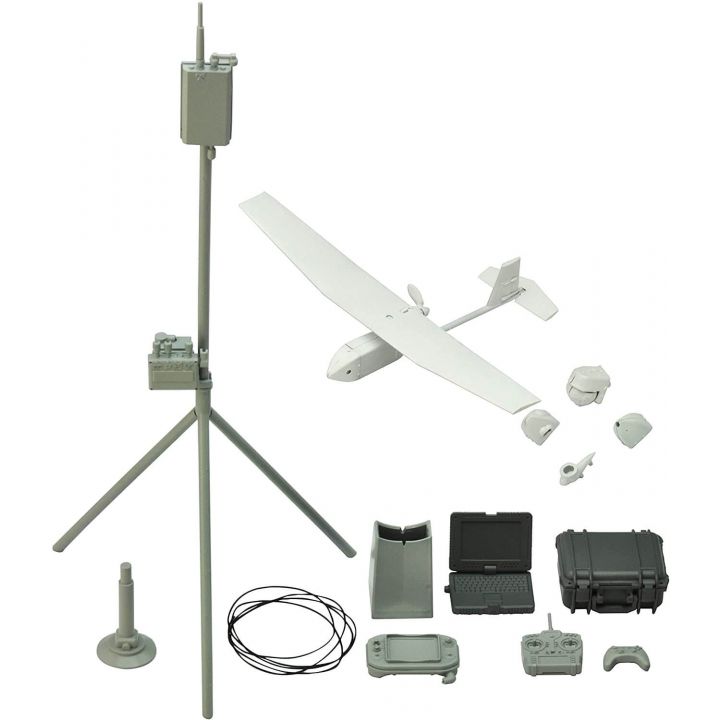 TOMYTEC Little Armory LD032 UAV Unmanned Aerial Vehicle & Equipment Set