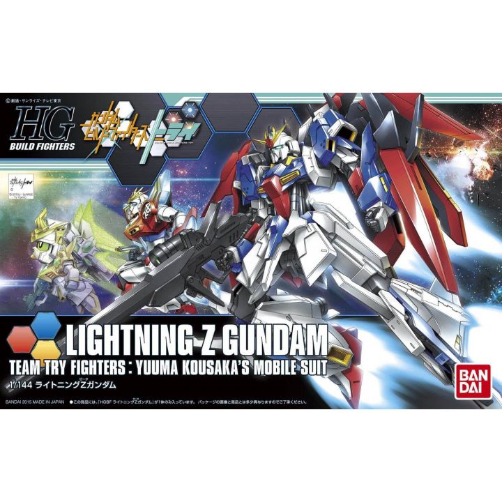 BANDAI Gundam Build Fighters Try - High Grade Lightning Z Gundam Model Kit Figure