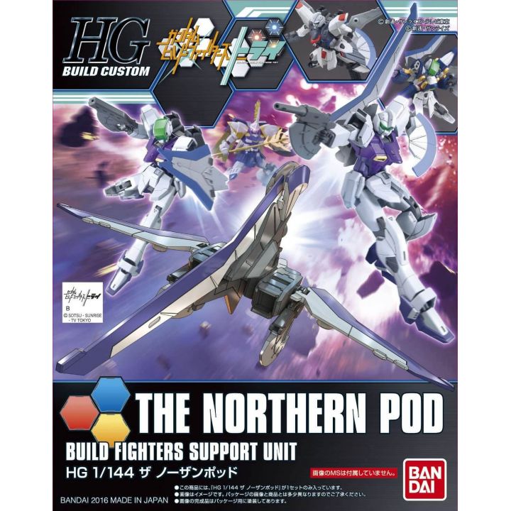 BANDAI Gundam Build Fighters Try - High Grade The Northern Pod Model Kit Figure