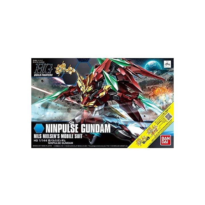 BANDAI Gundam Build Fighters GM's counterattack - High Grade Ninpulse Gundam Model Kit Figure