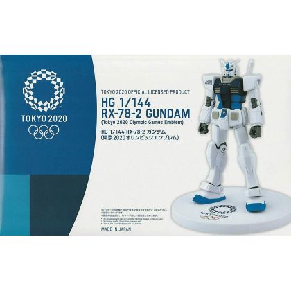 TOKYO 2020 Mobile Suit Gundam HG RX-78-2 - Gundam Juegos Olímpicos de Tokio 2020 Emblema Azul Ver.