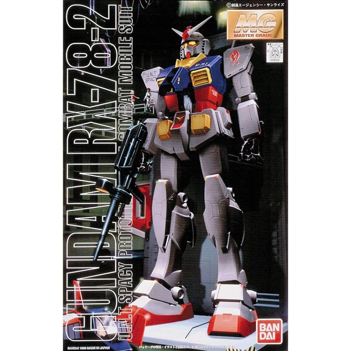 BANDAI MG Mobile Suit Gundam - Master Grade RX-78-2 Gundam Model Kit Figure