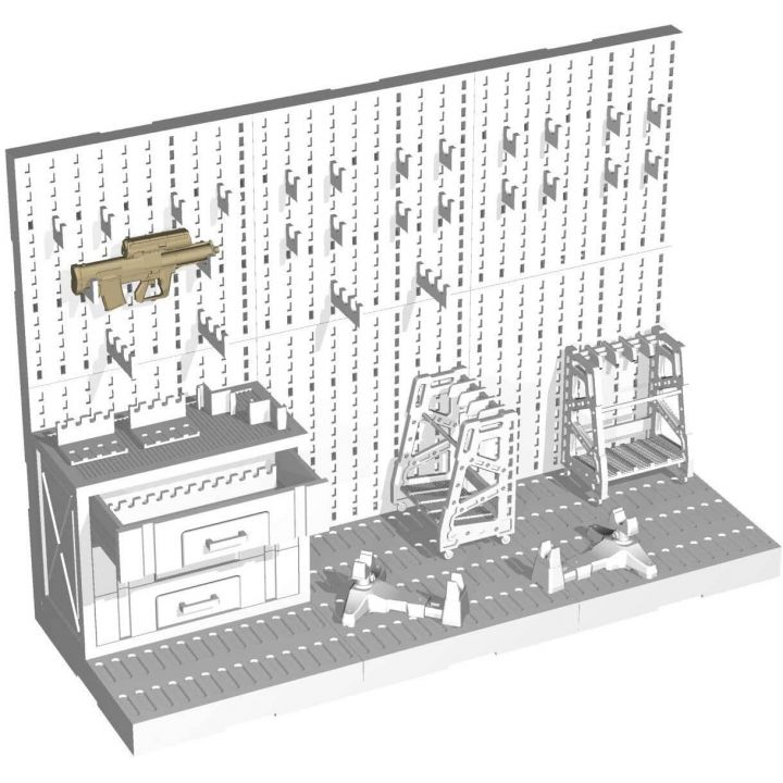 Tomytec Little Armory LD031 Weapons Room B Plastic Model Kit