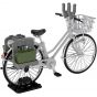 Tomytec Little Armory  LM006  School Bike  (Specified Defense School)  Silver Plastic Model Kit