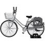 Tomytec Little Armory  LM006  School Bike  (Specified Defense School)  Silver Plastic Model Kit