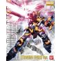 Figura del modelo BANDAI MG Mobile Suit Gundam UC - Master Grade Unicorn Gundam Unit 2 Banshee con acabado de titanio.